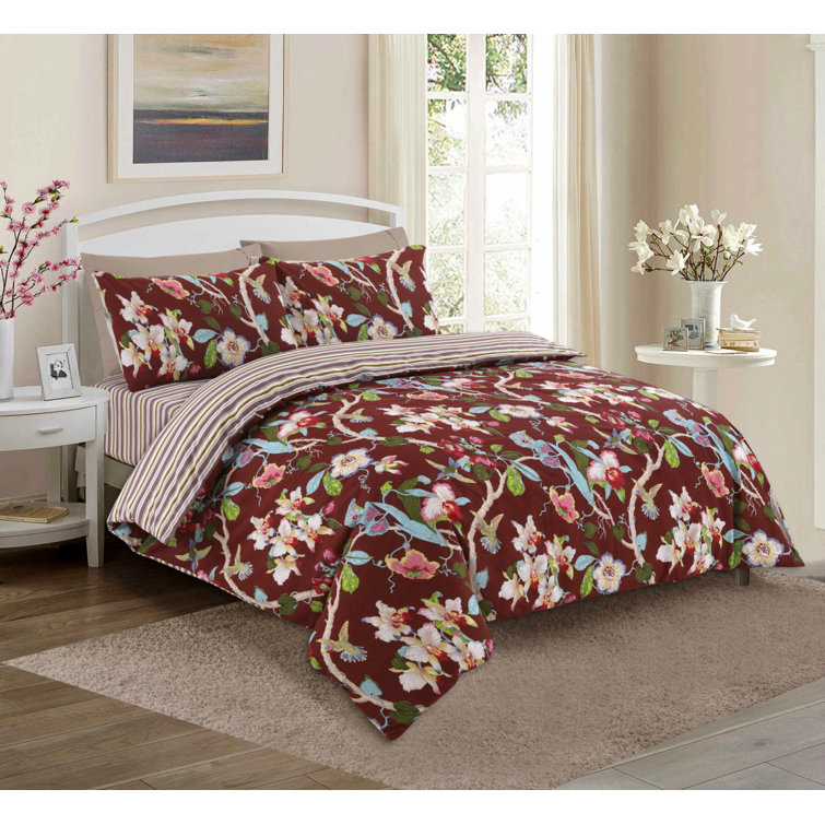 17 Stories Helgeson Hypoallergenic Reversible Duvet Cover Set & Reviews